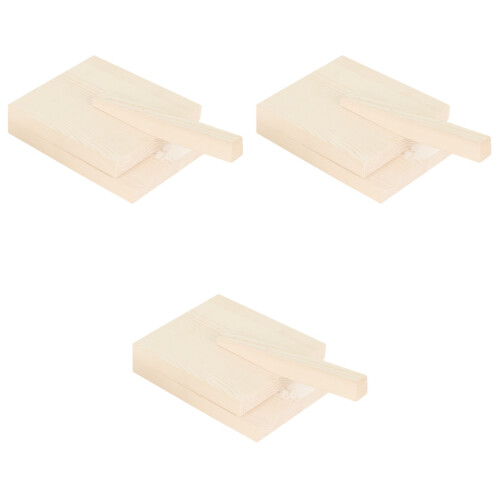 3Pcs Wooden Dough Presser Dough Pressing Tool for Dumpling and Biscuit 2