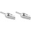 2Pcs Stainless Steel Ice Kitchen Scoop Silver Multi-Use 3