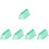 250Pcs Durable Green Fruit Netting Bags Drawstring for Garden Use 4