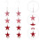 4Pcs Garden Bird Repelling Tool Reflective Hanging Five-Pointed Star 8