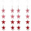 4Pcs Garden Bird Repelling Tool Reflective Hanging Five-Pointed Star 2