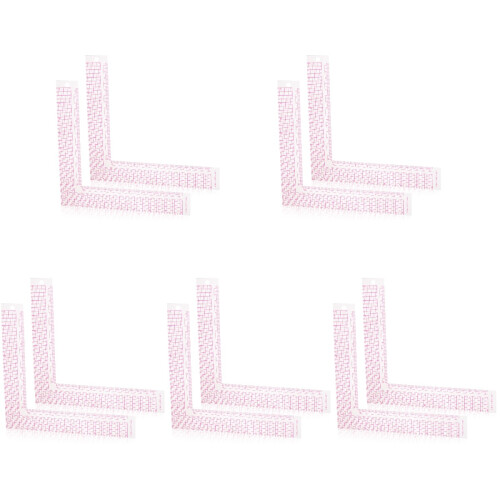 10Pièces Règle Tailleur Rose Mesure Précise Pour Couture 1