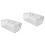 2Pcs Stainless Steel Roof Gutter Downspout Guards Silver Mesh Filter 3