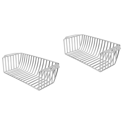 2Pcs Stainless Steel Roof Gutter Downspout Guards Silver Mesh Filter 2