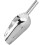 2Pcs Stainless Steel Ice Kitchen Scoop Silver Multi-Use 2