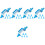 5Ensembles Kit Bleu Outils Décoration Crème Biscuit 4