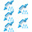 5Ensembles Kit Bleu Outils Décoration Crème Biscuit 11