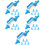 5Ensembles Kit Bleu Outils Décoration Crème Biscuit 7