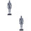 2Pcs Durable Grey Male Model Muscle Structure Medical Teaching Display 4
