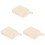 3Pcs Wooden Dough Presser Dough Pressing Tool for Dumpling and Biscuit 2