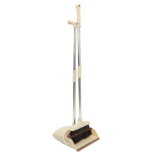2Sets Coffee Floor Cleaning Tool Broom and Dustpan Set for Home Use