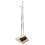 2Sets Coffee Floor Cleaning Tool Broom and Dustpan Set for Home Use 1
