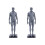 2Pcs Durable Grey Male Model Muscle Structure Medical Teaching Display 2