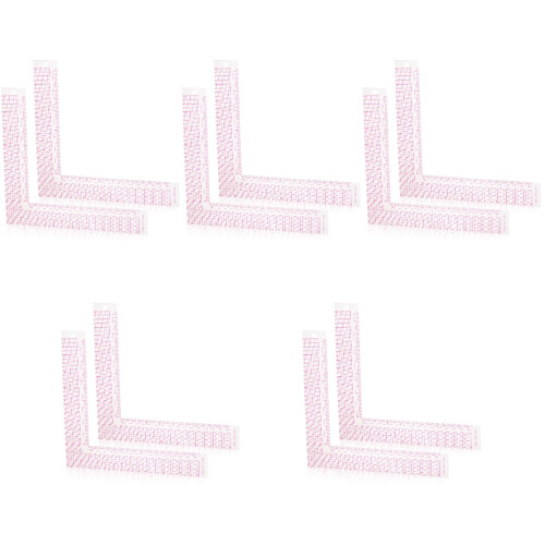 10Pièces Règle Tailleur Rose Mesure Précise Pour Couture 2