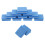 100Pcs Manicure Tool Blue Nail Polishing Buffer Nail File Block 7