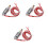 3pcs 0.4mm Nozzle For J Head 3d Printer 4
