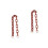 2Pcs Stylish Brown Resin Bag Strap Chain Replacement Handbag Accessory 4