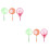 6Pcs Assorted Fishing Nets Easy Carry Kit 6