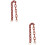 2Pcs Stylish Brown Resin Bag Strap Chain Replacement Handbag Accessory 6