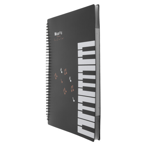 5Pcs Adjustable Music Sheet Folder For Piano Guitar Violin 20-Page