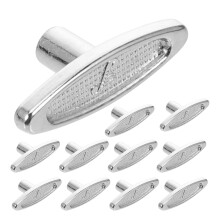 80Pcs Metal Winder Keys for Music Box Silver T Shape Bars Replacement