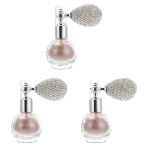 3St Glitter Poederverstuiver Highlighter Sprayfles Multi Kleur 2