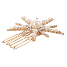 Rhinestone Bridal Hair Comb Elegant Wedding Hair Accessory for Brides Vintage Side Clip for Updo