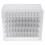 2Pcs Lightweight Acrylic False Eyelash Case Clear Lash Storage Holder 2