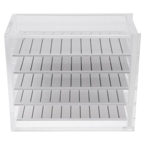 2Pcs Lightweight Acrylic False Eyelash Case Clear Lash Storage Holder 1