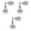 3St Glitter Poederverstuiver Highlighter Sprayfles Multi Kleur 4