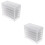 2Pcs Lightweight Acrylic False Eyelash Case Clear Lash Storage Holder 8