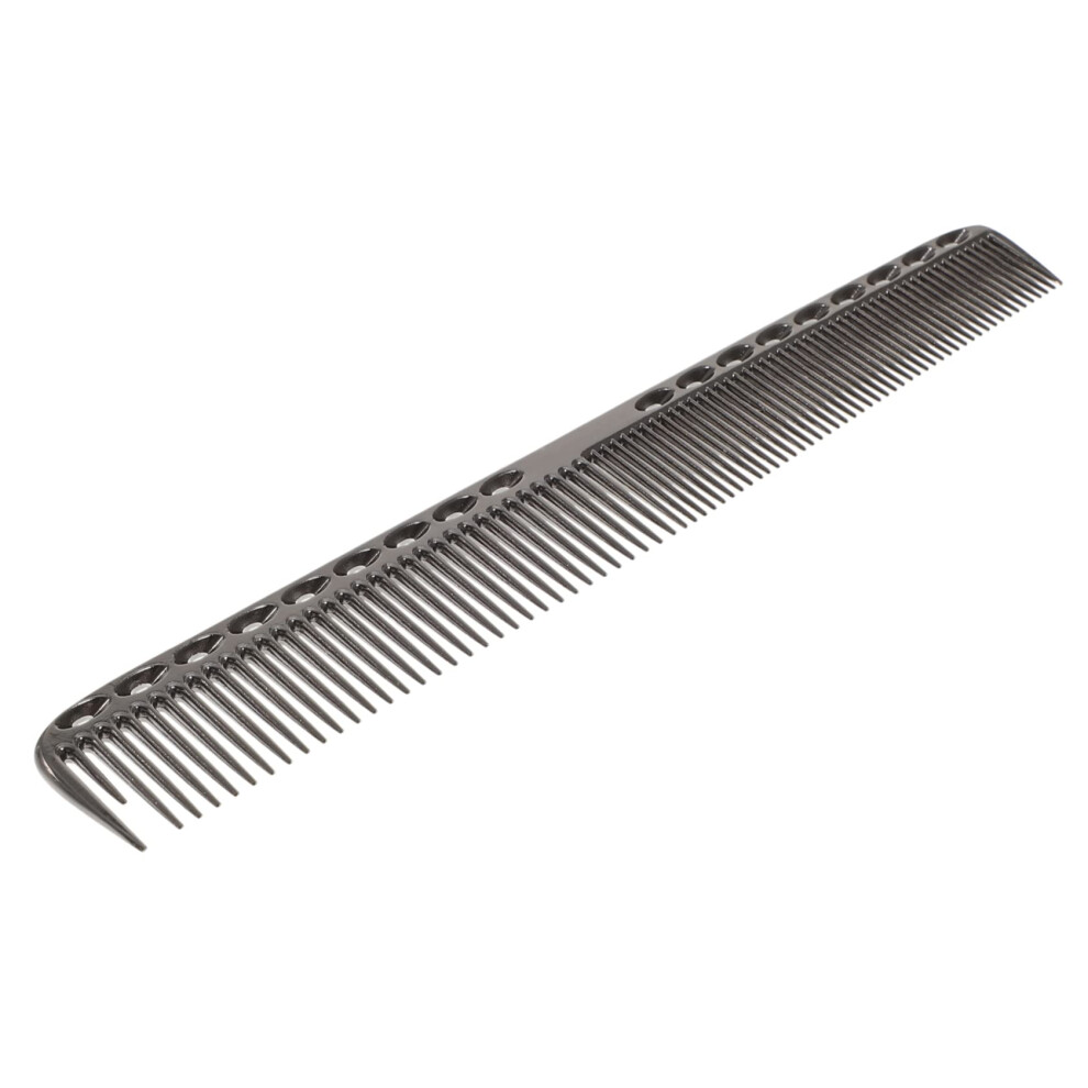 Stainless Steel Hair Cutting Comb with Smooth AntiSnag Teeth for Professional Salon Styling