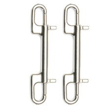 2 x Diving Hooks Stainless Steel Double Bolt Carabiner Hook