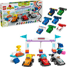 LEGO DUPLO Town F1 Team Race Cars
