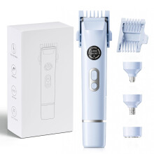 Bikini Trimmer for Women 4 in 1 IPX7 Waterproof Rechargeable Electric Shaver Painless Hair Remover