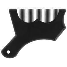 Beard Shaping Tool and Beard Straightener for Men, Symmetrical Styling Guide with Non‑Slip Handle (Black)