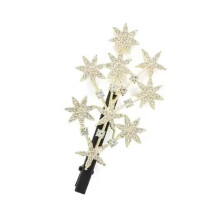 Rhinestone Star Hair Clip for Women with Secure Duckbill Design for Party and Wedding