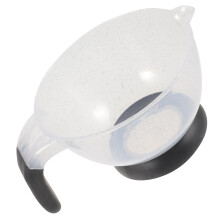 Hair Dye Mixing Bowl with NonSlip Silicone Base, Lightweight Easy Clean for Salon and Home