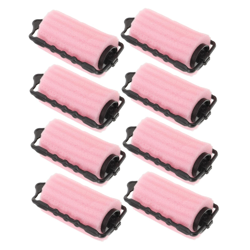 Jumbo Foam Hair Curlers Set, Soft Spiral Rollers for Long Hair, Overnight Waves and Volume