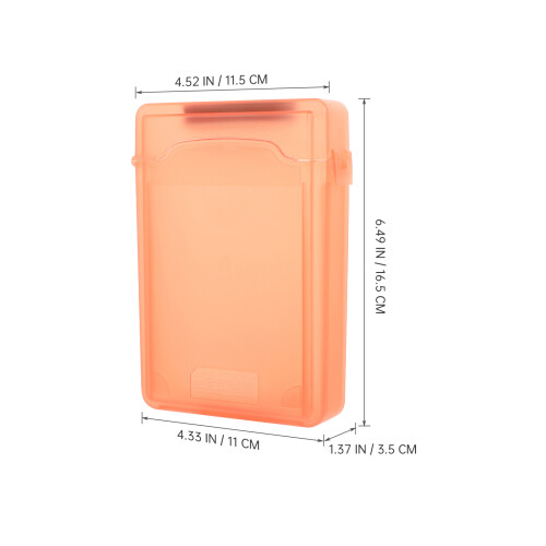 2Stk Hartplattenbox Aus , Stoßfest, , 3,5 Schutz 1