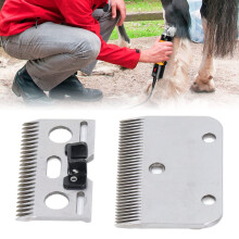 Horse Clipper Blade Set with Durable Carbide 35Tooth Design for Fast Animal Grooming