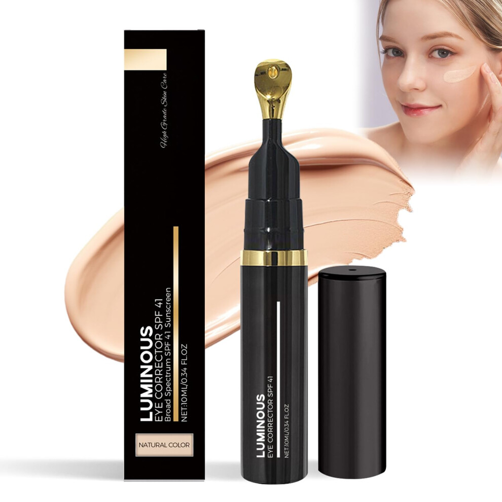 Dark/Peach/Cream Under Eye Corrector Spf41 For Circles, Tone Tinted Eye Hydrating Antiaging