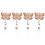 4Stk Retractable Badge Clip Schmetterlinge Robust 4