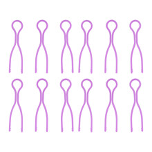 90Pièces Pinces Maintien Violet Plastique Pour Couture