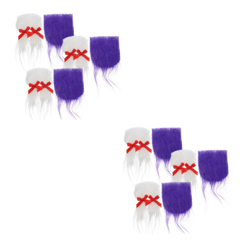12Sets Bunter Bart Mit Holzperlen Für Puppe Bastelsets 1