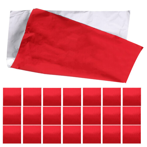 200Pièces En Aluminium Rouge Pour Bonbons