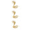 3Pièces Puzzle Serpent 3D Bois Dur Clair 7