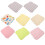 24Pièces Mouchoirs Colorés Résistants Toucher Doux 10