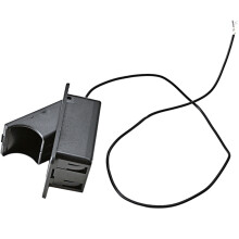 2Pièces Boîtiers Batterie Plastique Noir Pour Pickup Guitare Guzheng