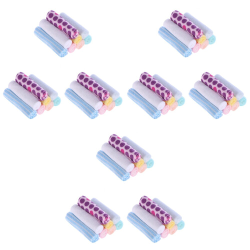 24Pièces Mouchoirs Colorés Résistants Toucher Doux 2